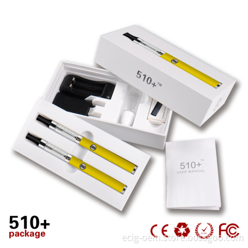 E Cigarette 510+ Double Kit with Changeable Battery Cell